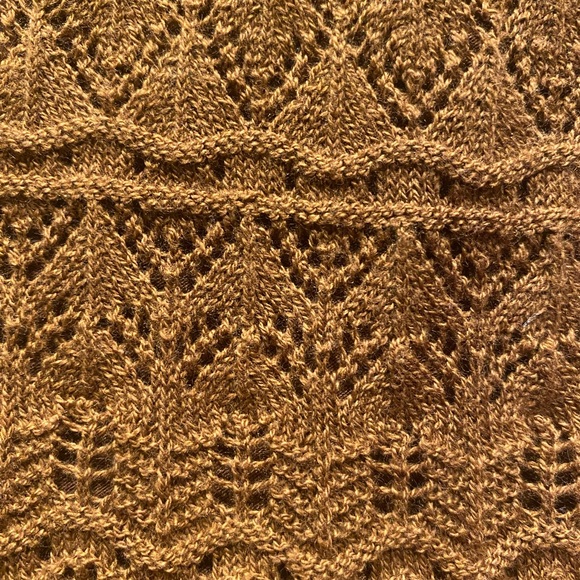 NWOT House of Harlow x Revolve 2 Piece Set Crochet Knit Top + Maxi Skirt Brown S - Picture 8 of 8